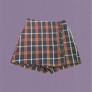 Stradivarius plaid short/skirt